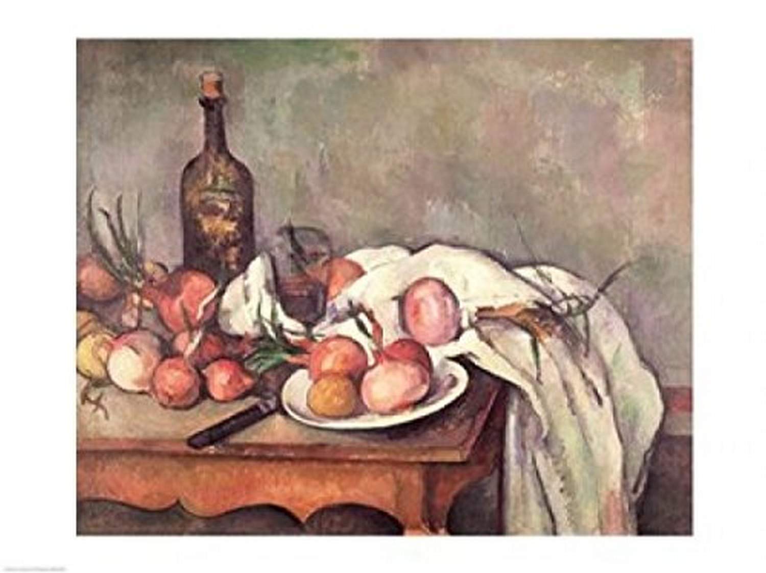 Paul Cezanne Still Life with Onions c1895 Art Print - 24x18 Inch Vintage Wall Decor - Perfect for Home, Office & Gallery Display