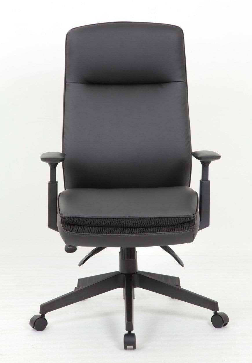 Premium Black Boss Executive Chair [B730 BK] - Ergonomic Office Chair for Professionals, Home & Business Workspaces