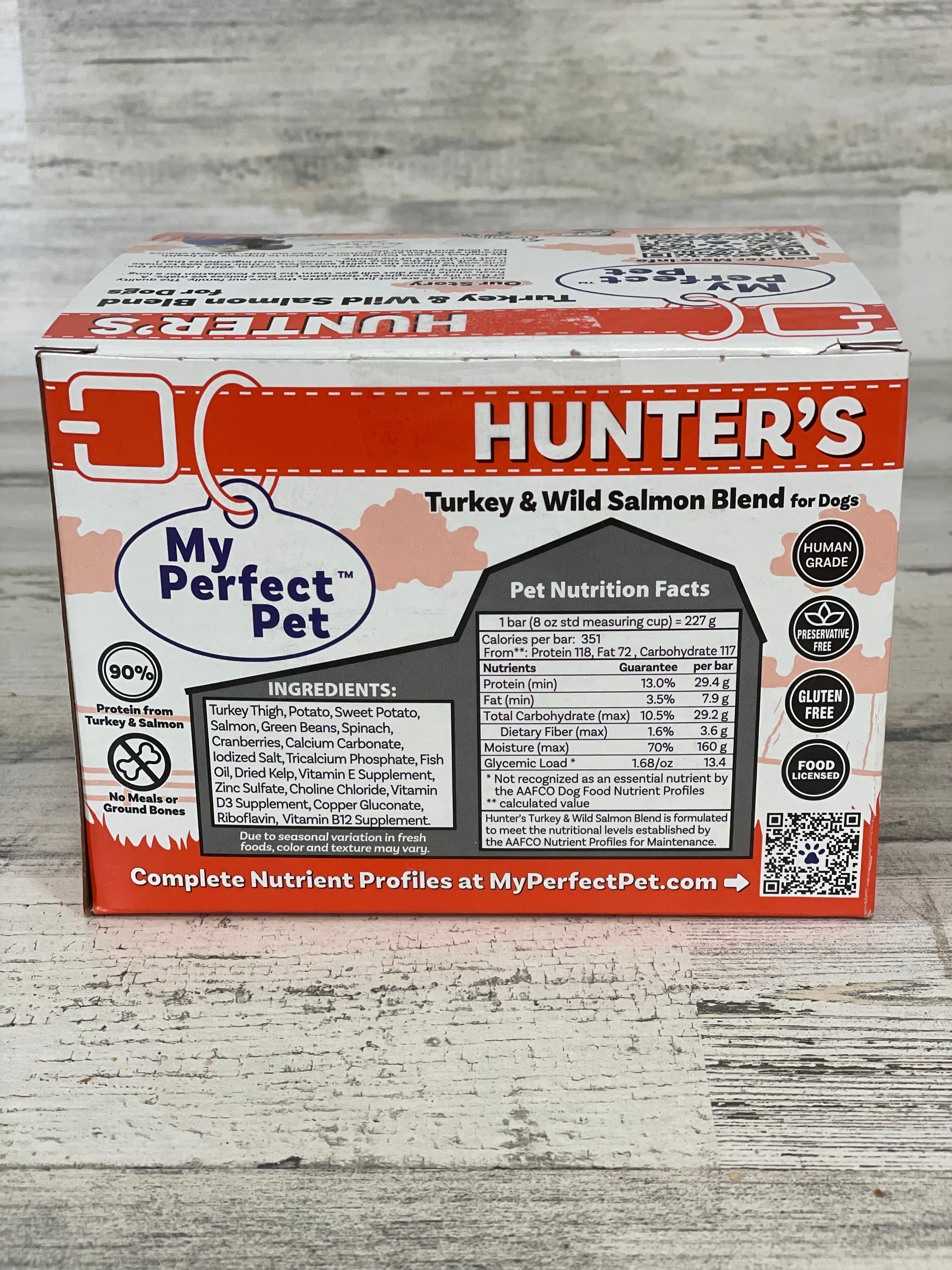 Premium Hunter's Turkey & Salmon Dog Treats - Grain-Free, All-Natural, High-Protein Snacks for Training & Rewards - Perfect for Active Dogs & Outdoor Adventures