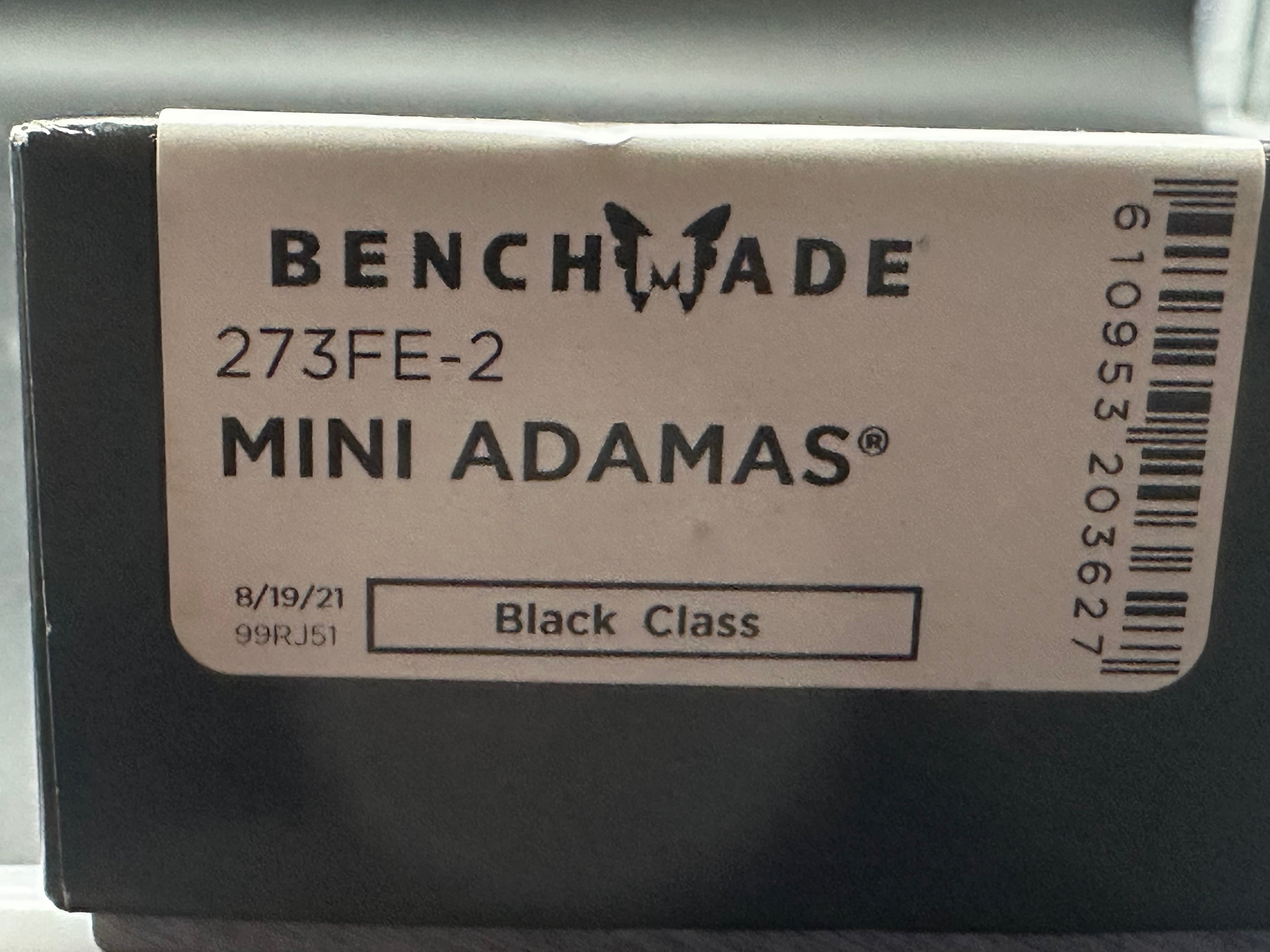 Benchmade Mini Adamas Folding Knife - Premium EDC Pocket Knife with CPM-CruWear Steel Blade for Outdoor, Camping, and Everyday Carry