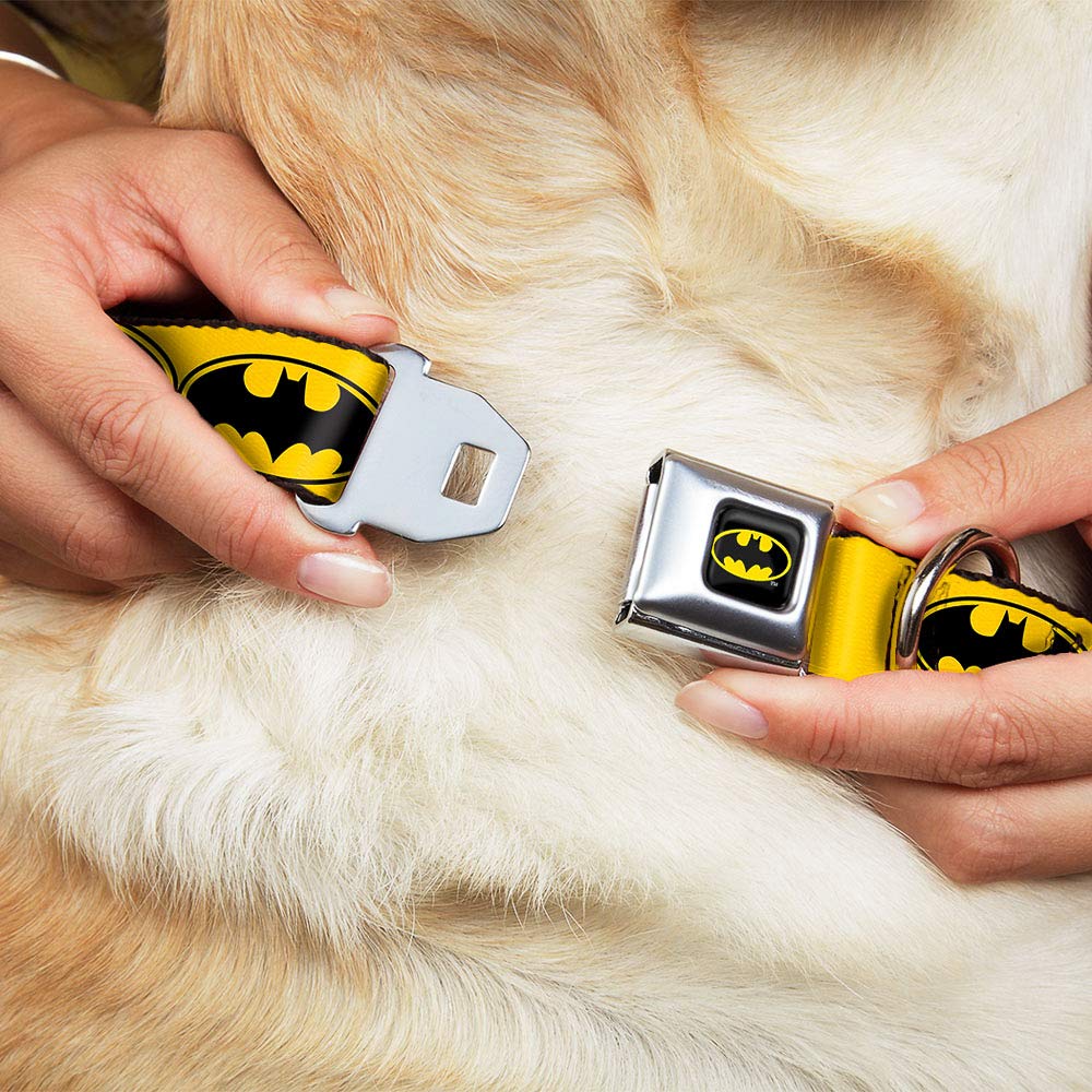 Bat Signal Dog Collar - 1.5