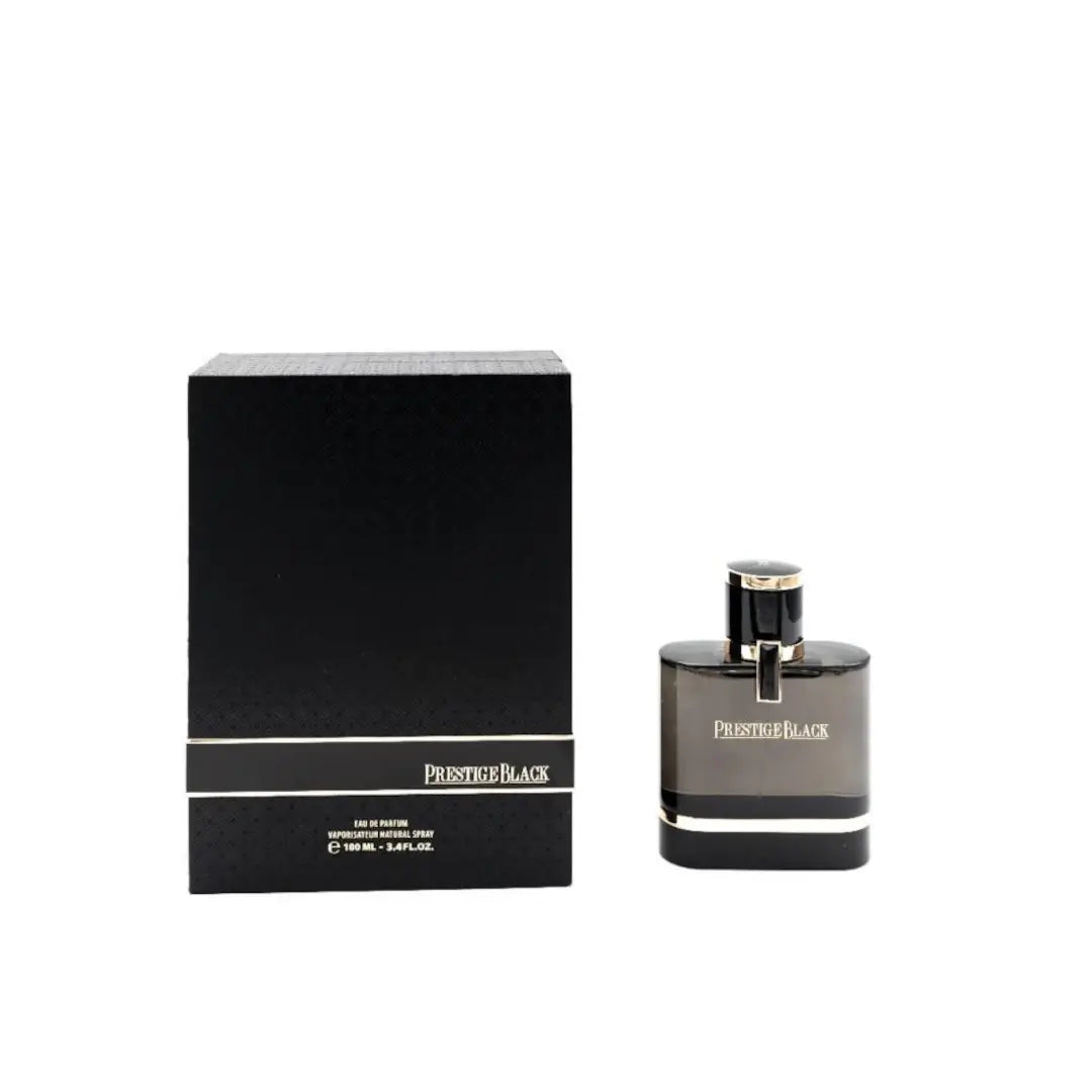 Prestige Black Eau de Parfum 100ml for Men - Luxury Long Lasting Fragrance for Date Night, Office & Special Occasions