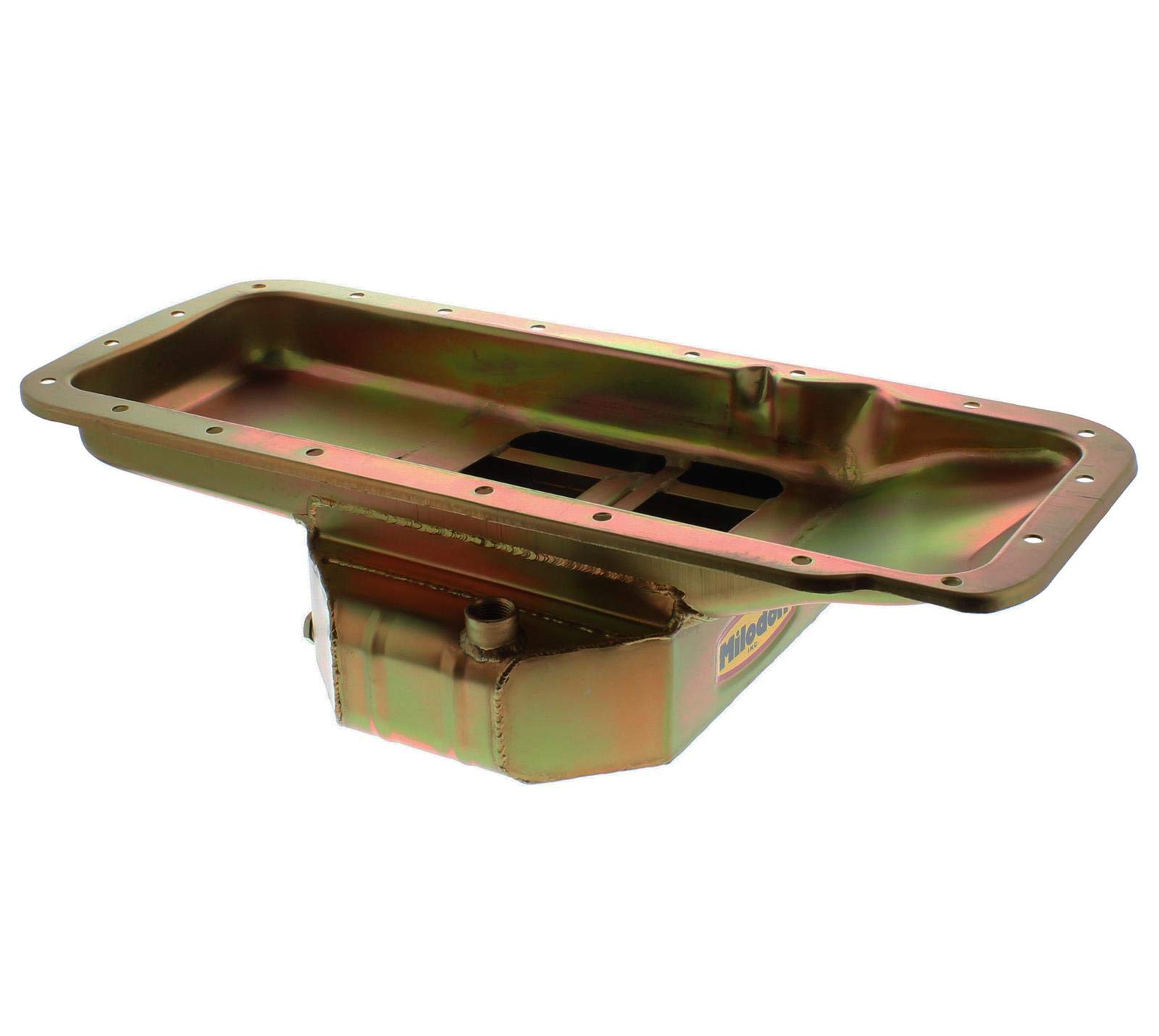 Milodon 31581 High Performance Oil Pan - Compatible with Chevy, Ford, Dodge - Durable Aluminum Construction for Racing & Street Use - Perfect for Engine Upgrades & Performance Builds