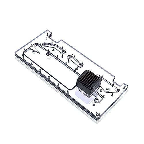 Bykski Corsair 680X Water Cooling Distribution Plate - High-Performance Waterway Board & Deflector for Custom PC Liquid Cooling Systems - Includes PMD3COV Pump - Perfect for Gaming Rigs, Workstations, and Overclocking Builds (Model RGV-COS-680X-P)