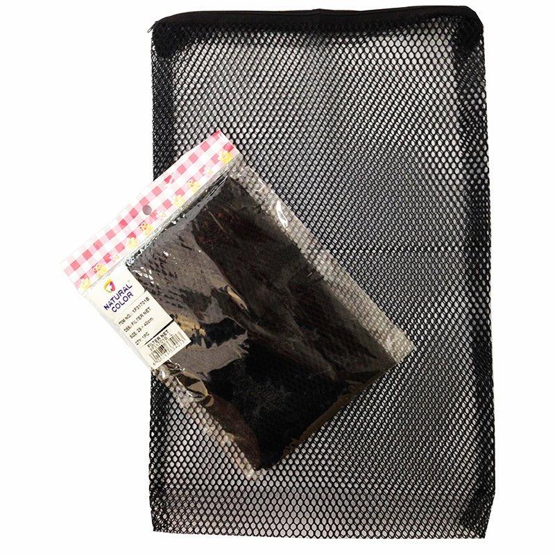 Natural Color Filter Media Bags with Zipper 28 x 40cm - Perfect for Aquarium, Pond, and Hydroponic Filtration Systems