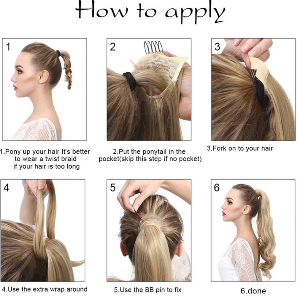 S-noilite Clip-in Ponytail Hair Extensions - 17