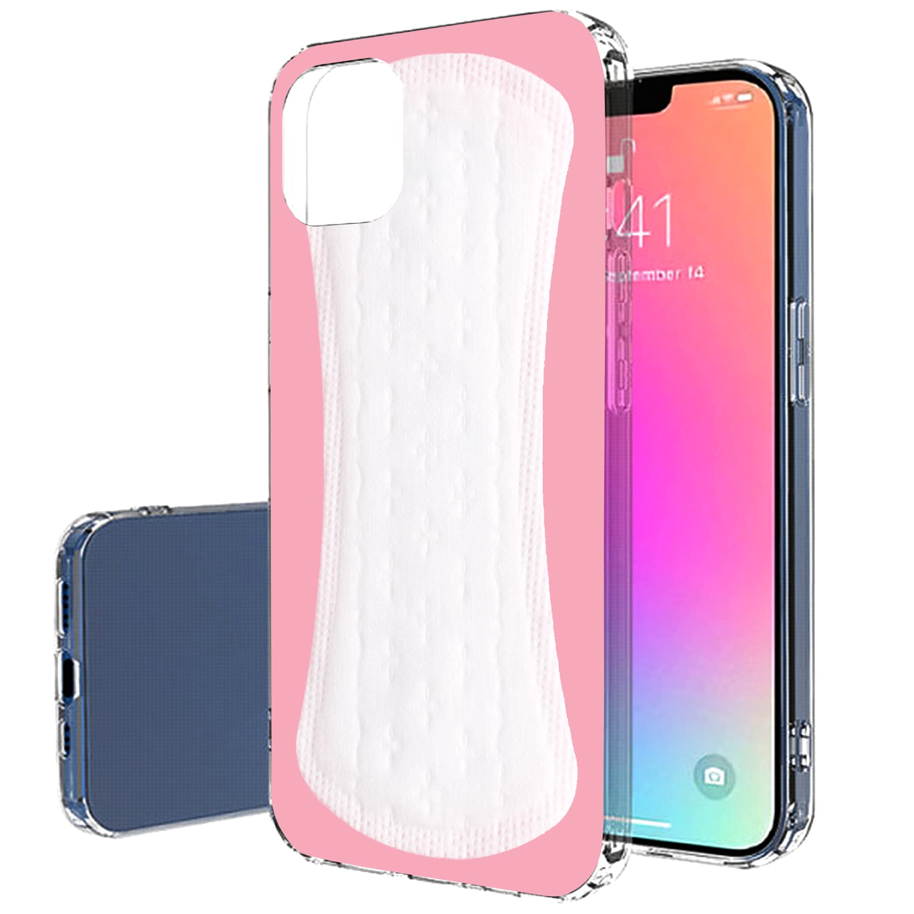 Slim TPU Gel Case for Apple iPhone 13 Pro Max - Ultra Thin, Lightweight, Flexible & Anti-Scratch Phone Cover - Perfect for Everyday Protection, Travel & Work (Printed in USA)