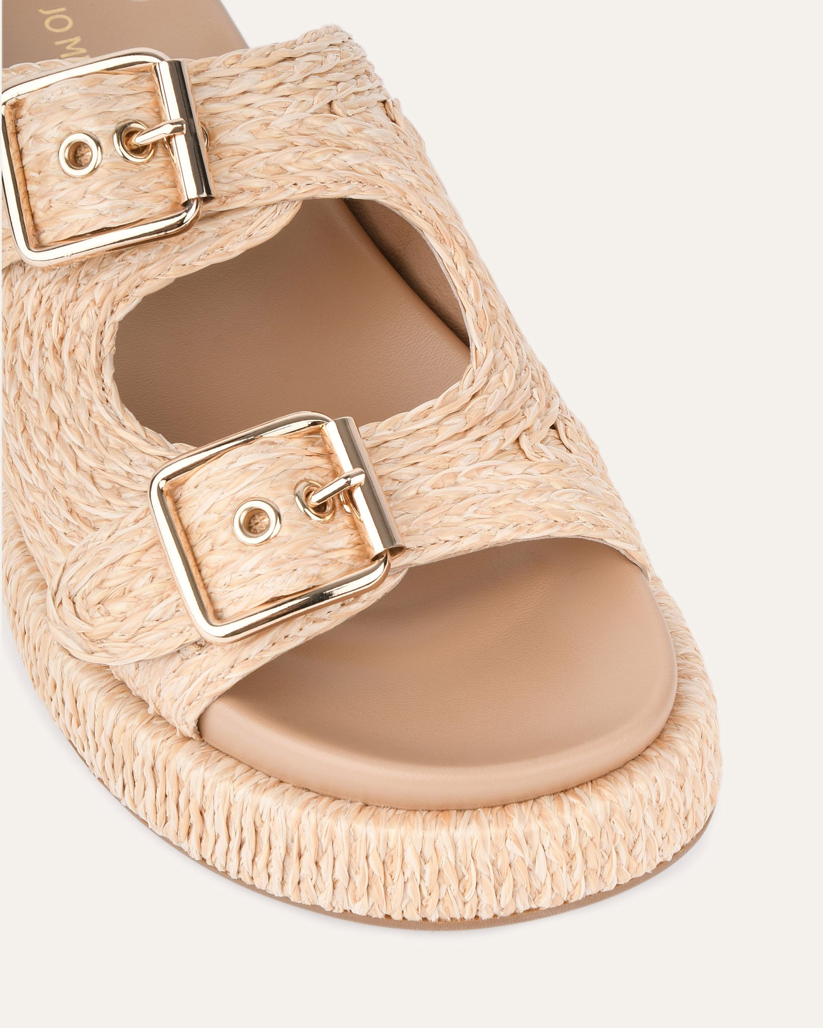 **Women's Flat Sandals - Natural Raffia Material | Comfortable & Stylish Summer Shoes for Beach, Vacation & Casual Outings**