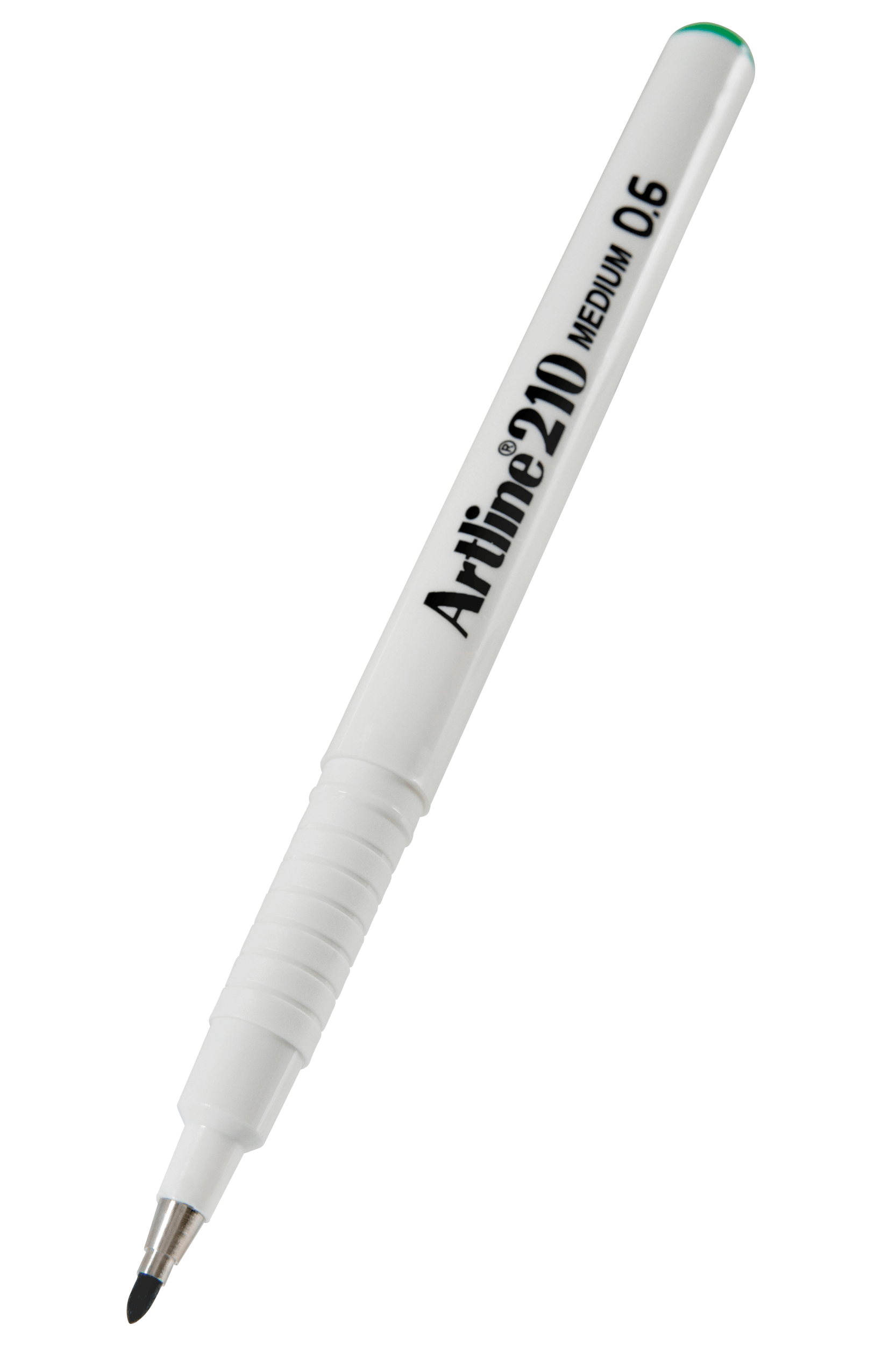 Artline 210 Fineliner Pen 0.6mm Fine Tip Green Marker - 12 Pack for Sketching, Journaling, Calligraphy & Office Use