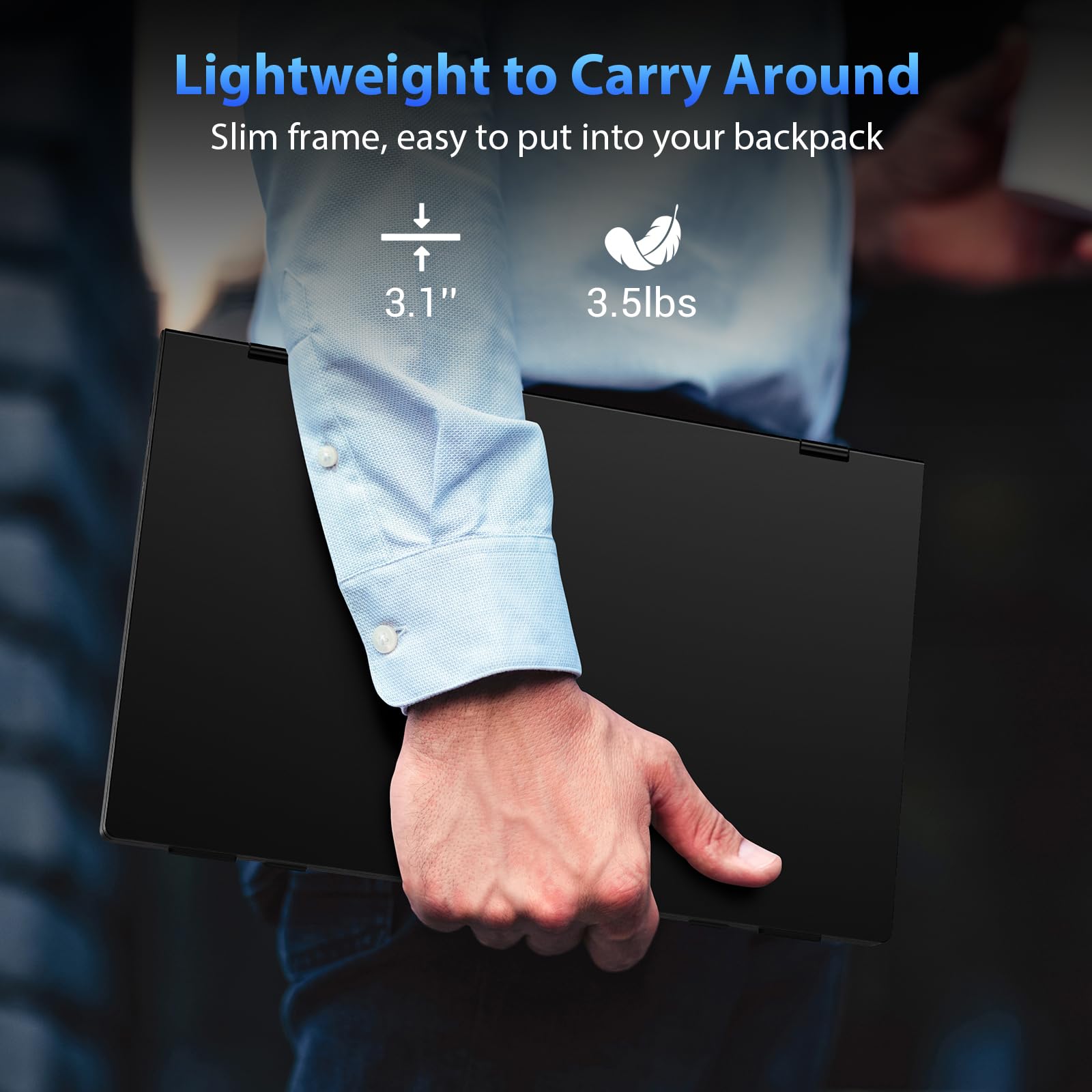 HotYeah Triple Laptop Screen Extender - 15.6