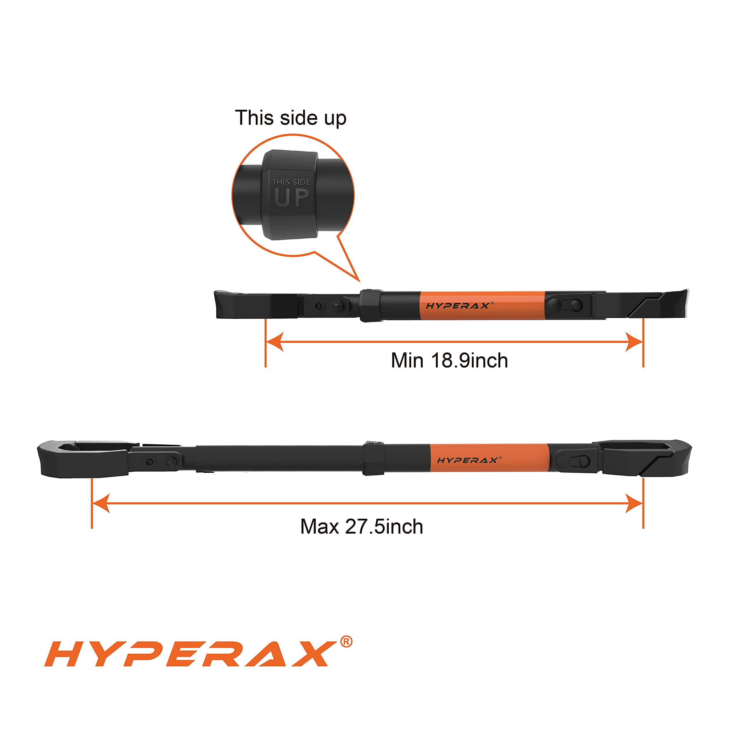 HYPERAX Volt RV Bike Rack with E-Bike Adapter - 2