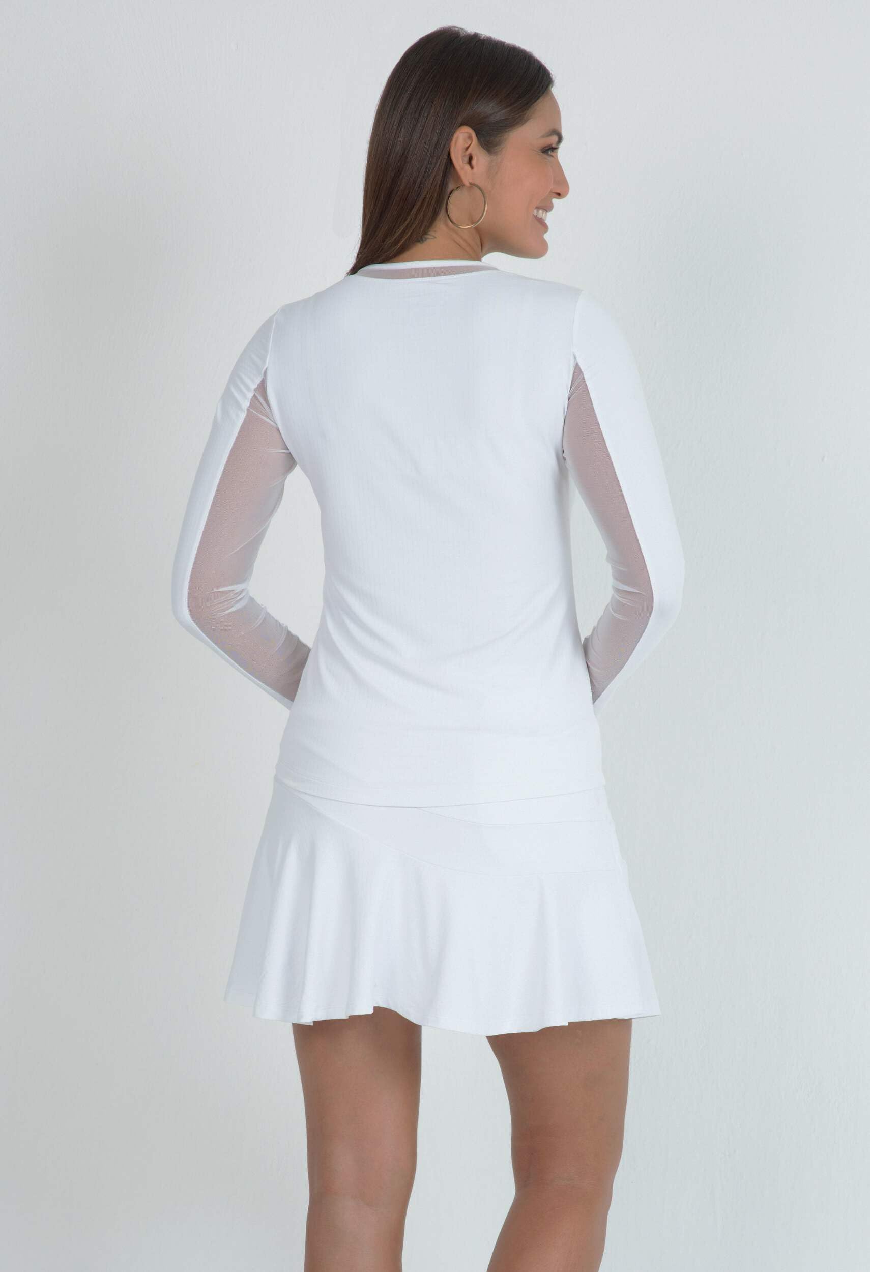 IBKUL UPF 50+ Sun Protection Cooling Long Sleeve Shirt with Icefil Technology & Under Arm Mesh Ventilation - Perfect for Hiking, Running, and Outdoor Activities