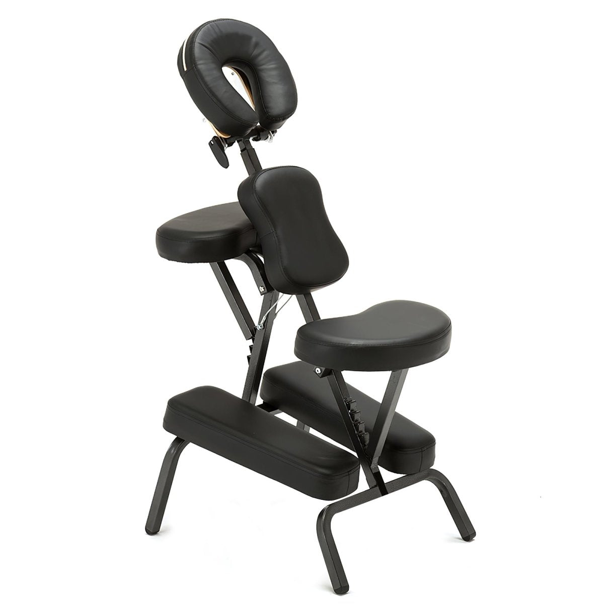 Premium Choice Metal Portable Folding Massage Chair - Black | Compact & Adjustable for Home, Office, Travel & Relaxation