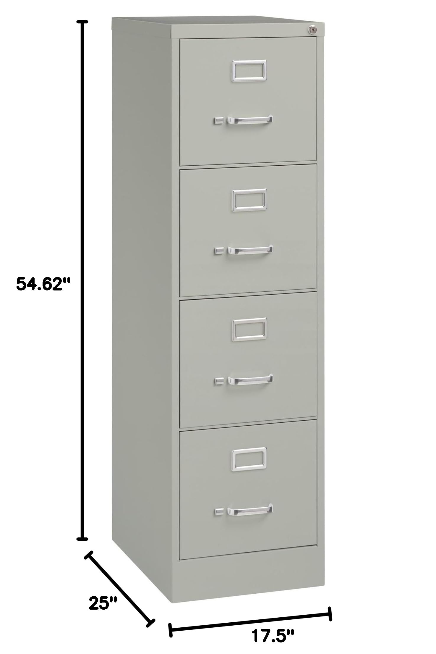 Lorell 4-Drawer Vertical File Cabinet - 15