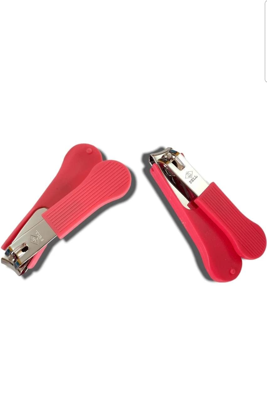 Premium Nail Cutter & Clipper Set - 2 Pack Professional Stainless Steel Nail Trimmers for Men & Women | Perfect for Home, Travel & Salon Use
