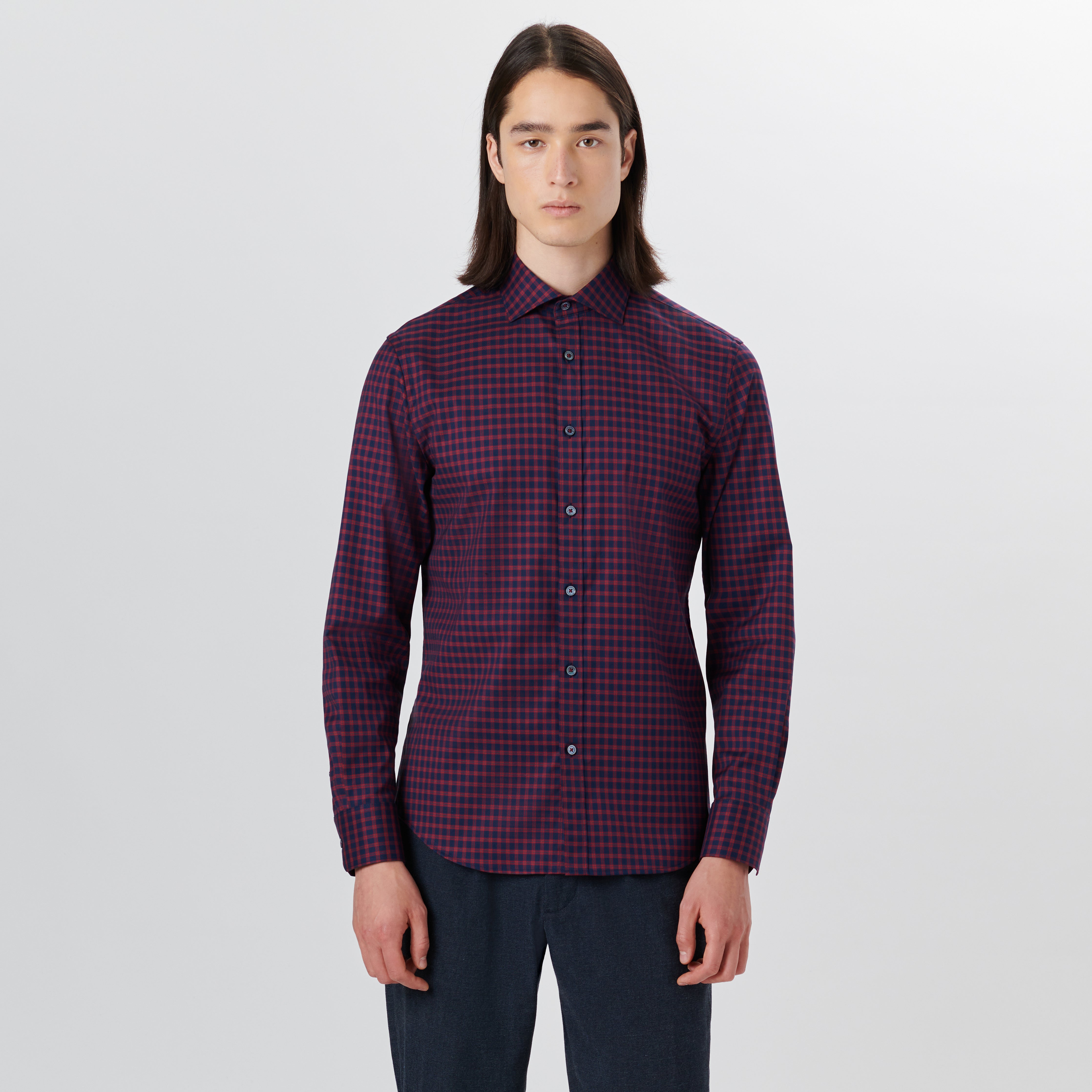 AXEL Men's Checkered Flannel Shirt - Casual Button Down Plaid Shirt for Fall & Winter - Perfect for Outdoor Camping, Hiking, and Casual Wear