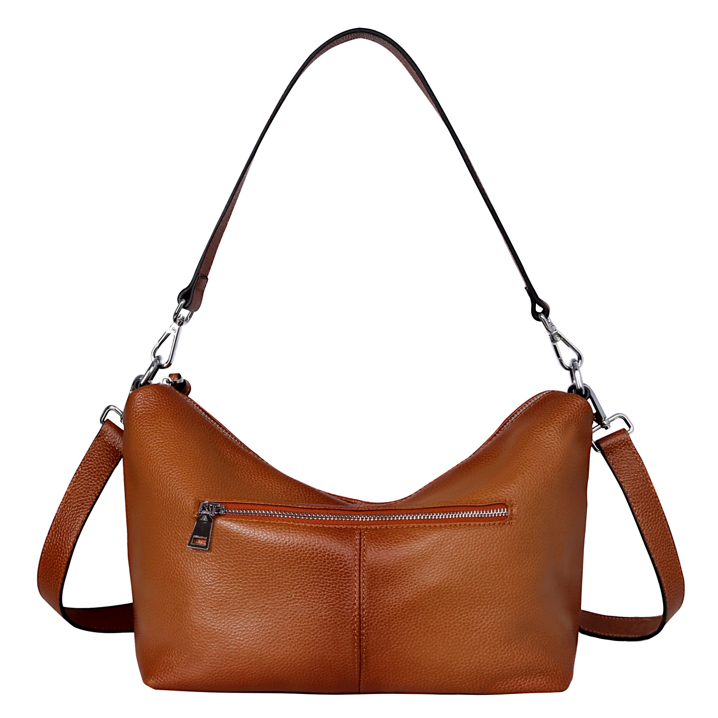 Iswee Genuine Leather Handbags for Women - Stylish Crossbody Purse, Designer Shoulder Bag & Small Tote - Perfect for Everyday Use, Work, Travel & Shopping