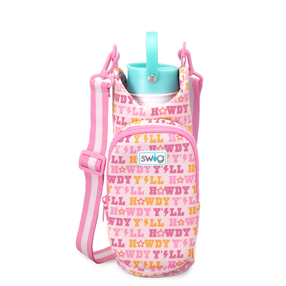 Howdy Y'all Insulated Water Bottle Sling - Leakproof & Adjustable Strap for Hiking, Gym & Outdoor Adventures | Perfect for Camping, Workouts & Travel Accessories
