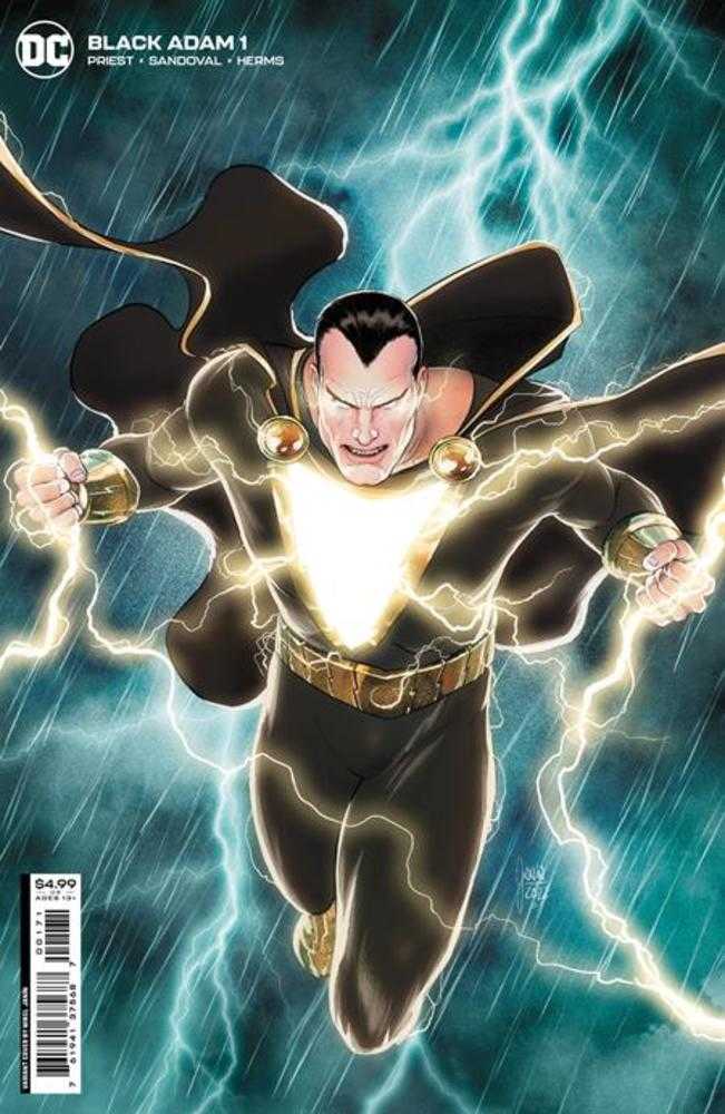 Black Adam #1 Cover D Mikel Janin Card Stock Variant - Limited Edition Collectible Comic Book for DC Fans & Comic Enthusiasts | Perfect for Display, Gifts, and Comic Book Collections