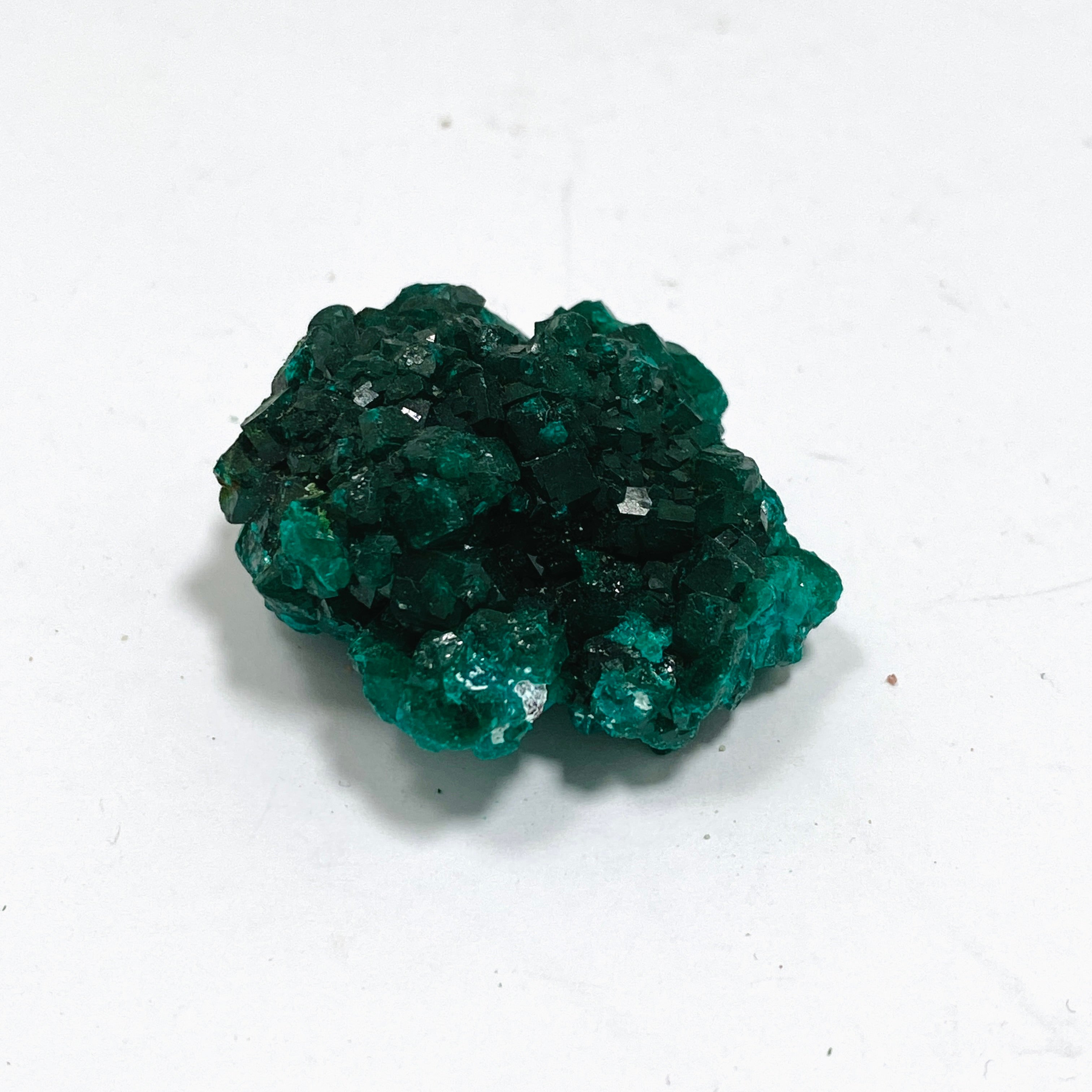 Natural Dioptase Crystal Specimen - DIOPS 03 | Rare Green Mineral Collection for Display, Healing & Meditation | Perfect for Gemstone Enthusiasts & Home Decor