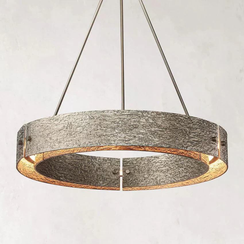 Vicky 36-Inch Round Crystal Chandelier - Modern Ceiling Light Fixture for Dining Room, Bedroom & Living Room Decor
