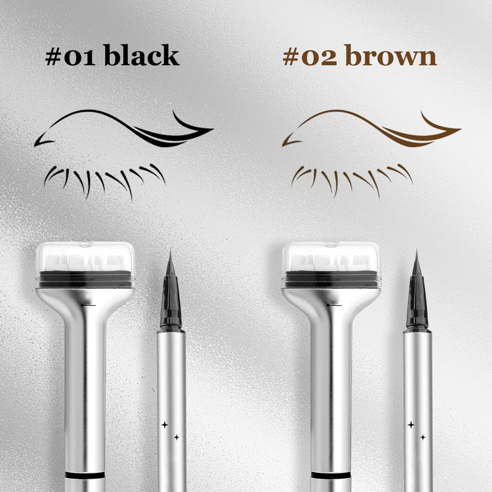 Reusable Lower Eyelash Stamp Kit with Ink - Quick & Easy Eye Makeup Tool for Beginners | Perfect for Daily Makeup, Party Looks & Professional Use