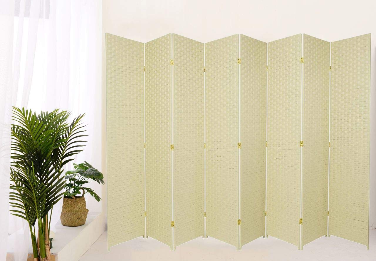 Legacy Decor 8-Panel Bamboo Room Divider Screen - 68