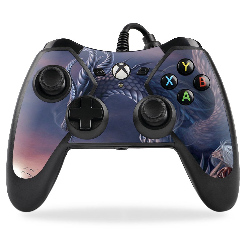 MightySkins Dragon Fantasy Skin for PowerA Pro Ex Xbox One Controller - Protective Wrap Cover Sticker - Perfect for Gaming, Collectors & Customization Enthusiasts