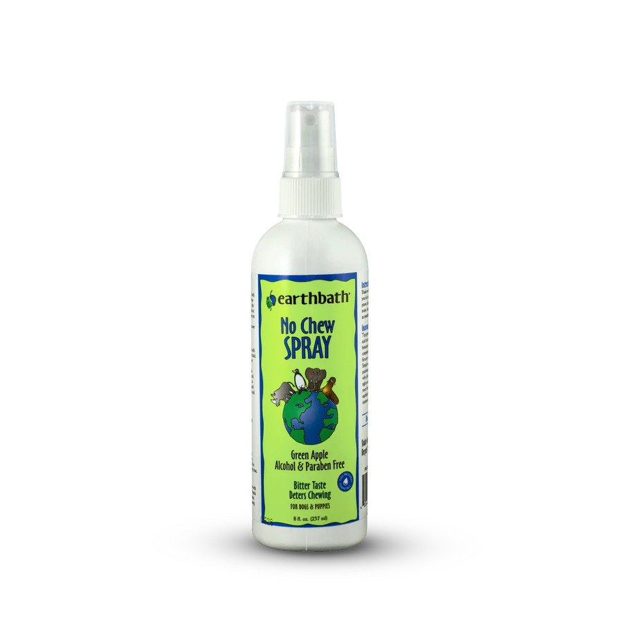 Earthbath No Chew Spray for Dogs - Bitter Apple Taste Deterrent to Stop Chewing & Licking - Safe for Puppies, Furniture, Wires & More - Perfect for Training & Behavior Correction