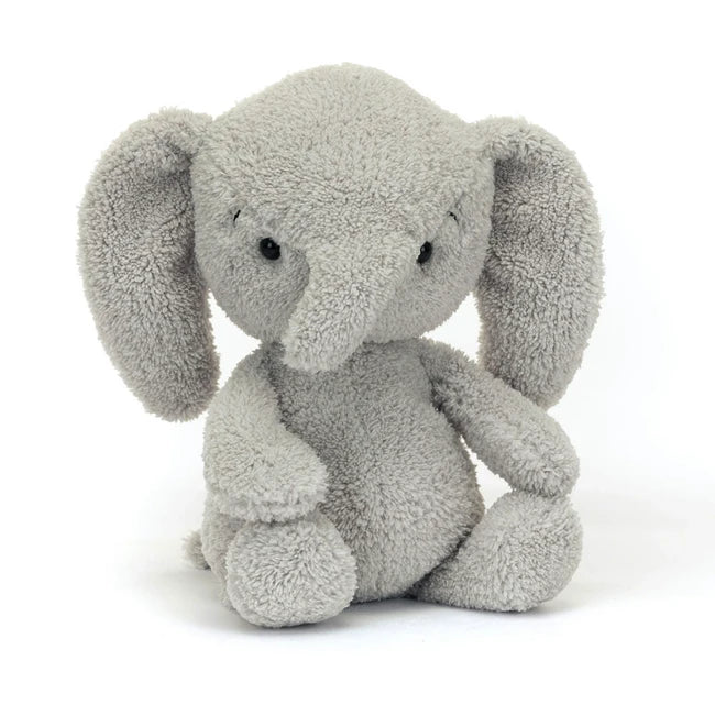Jellycat Rumblikin Elly Elephant Plush Toy - Soft & Cuddly Stuffed Animal for Kids & Babies | Perfect for Nursery Decor, Gifts, and Comfort