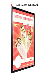 10x20 Beveled Poster Frame - Top or Side Load Sign Holder for Displays, Exhibits & Wall Decor - Perfect for Trade Shows, Offices & Home Decor