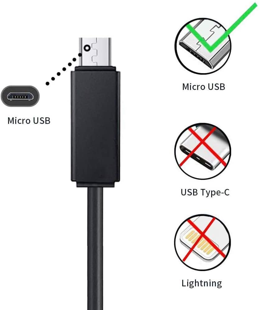 Original USB Charging Cable for Beats Powerbeats 2/3, Studio 2.0 Wireless Headphones & Pill Speakers - 0.6ft Short Cable - Perfect for Travel, Gym & Home Charging