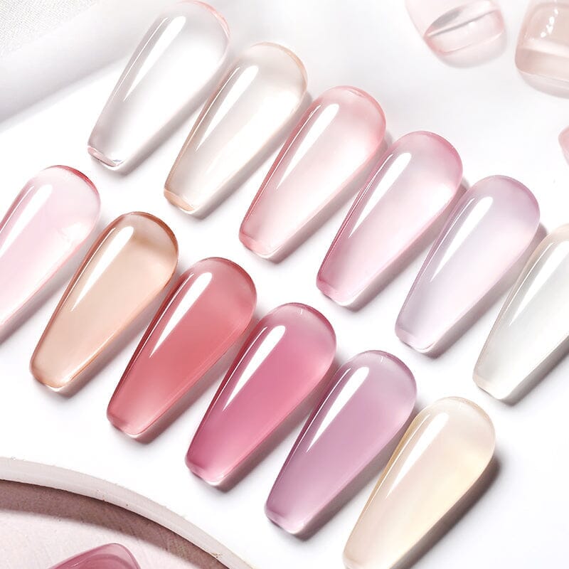 Jelly Nude Gel JN41 - 10ml Natural Nail Polish for Soft Nude Look - Perfect for Manicures, Pedicures & Everyday Wear