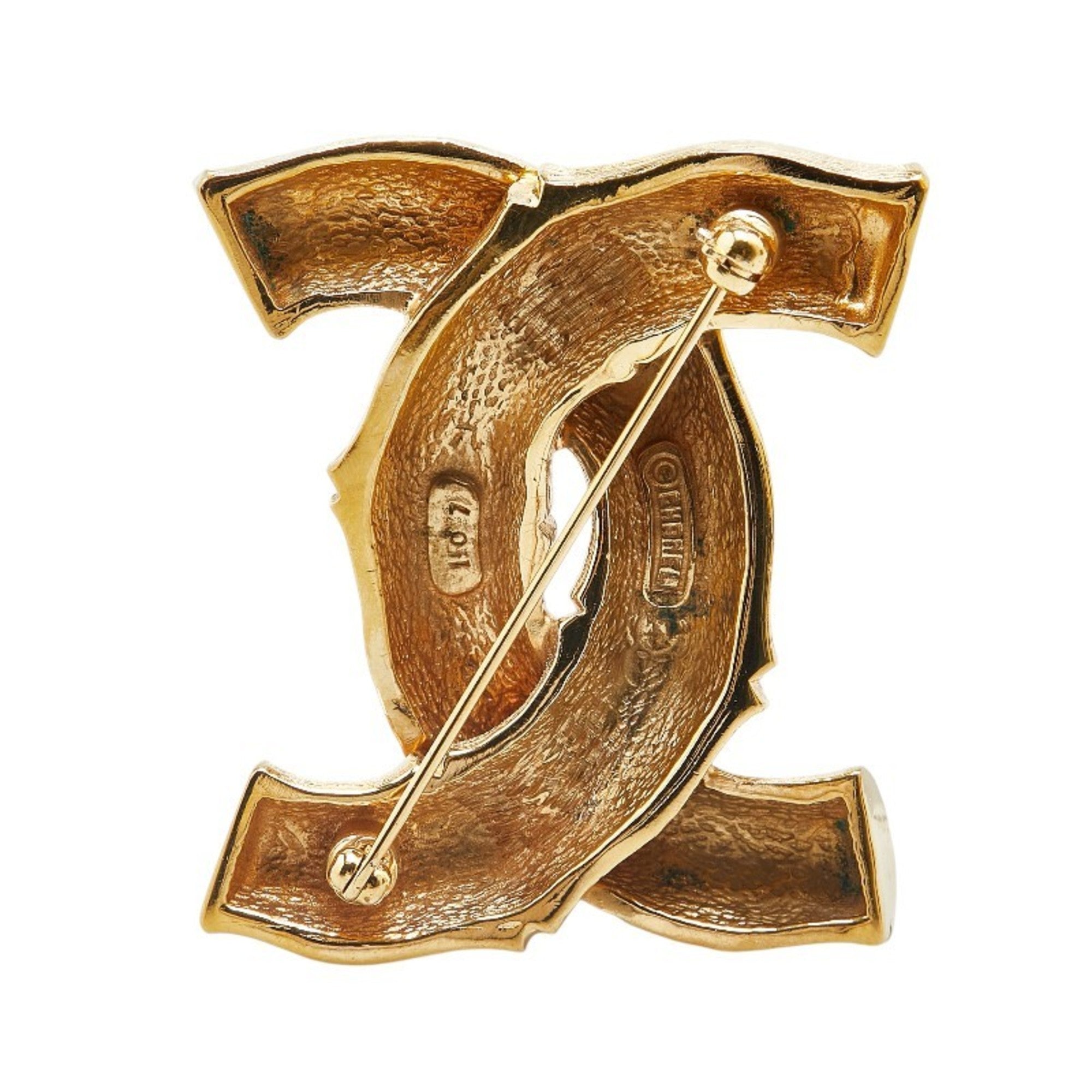 Elegant Bamboo Interlock Gold Brooch Pin - Vintage Style Jewelry for Women - Perfect for Weddings, Parties & Special Occasions