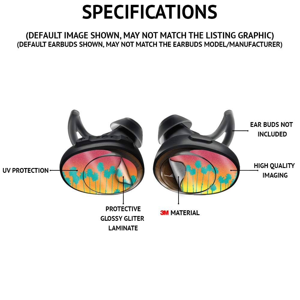MightySkins Glossy Glitter Skin Cover for Apple AirPods Pro/1/2/3 - Black Damask Pattern | Protective & Durable High-Gloss Finish | Easy to Apply & Remove | Made in USA | Perfect for Gym, Travel & Daily Use