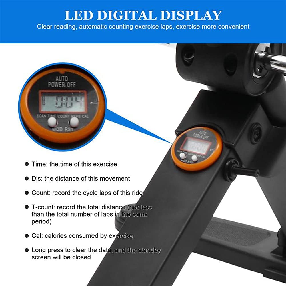 Best Exercise Bike for Home Use - Indoor Cycling Bike with Adjustable Resistance, LCD Monitor & Quiet Belt Drive - Perfect for Cardio Workouts, Leg Training & Physical Therapy