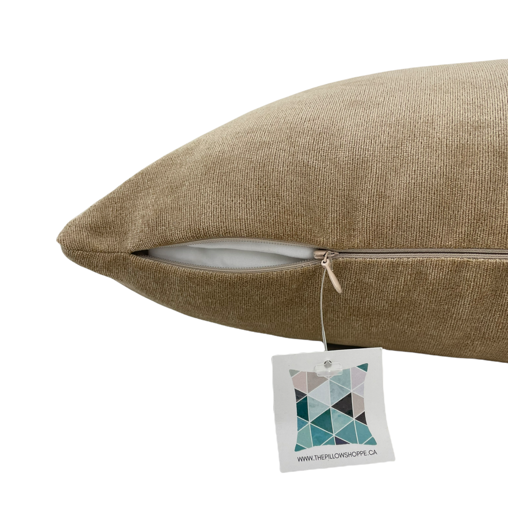Royal Sand Lumbar Pillow 12x22 - Orthopedic Support for Office Chair, Car Seat & Sofa - Comfortable Back Cushion for Pain Relief & Posture Correction