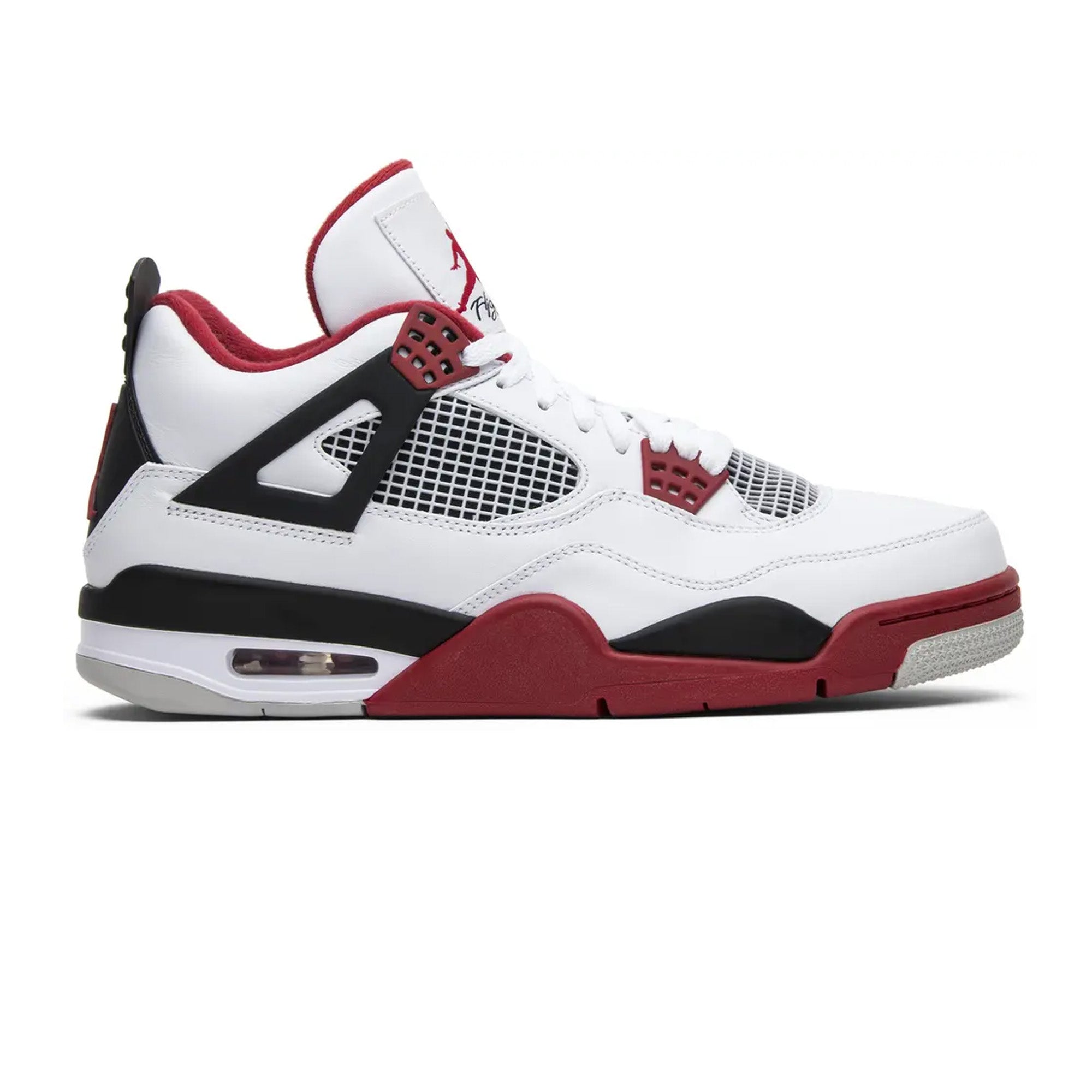 Air Jordan 4 Retro 'Fire Red' 2012 Edition - Men's Basketball Sneakers for Sports & Streetwear Fashion