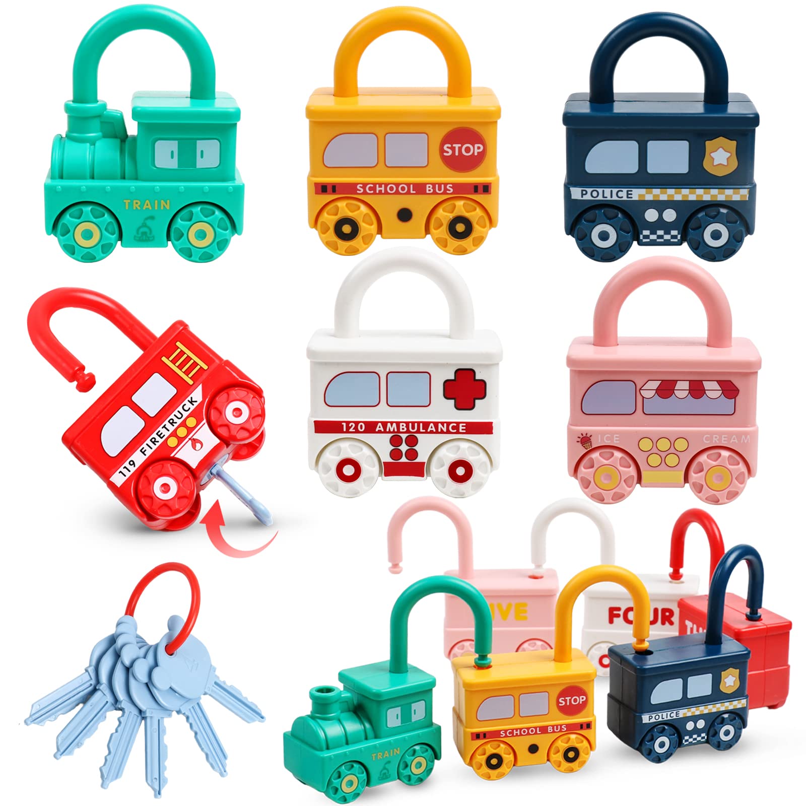Best Preschool Learning Toys Set for Toddlers - Alphabet, Numbers & Shapes Educational Kit - Perfect for Home, Classroom & Daycare Learning Activities