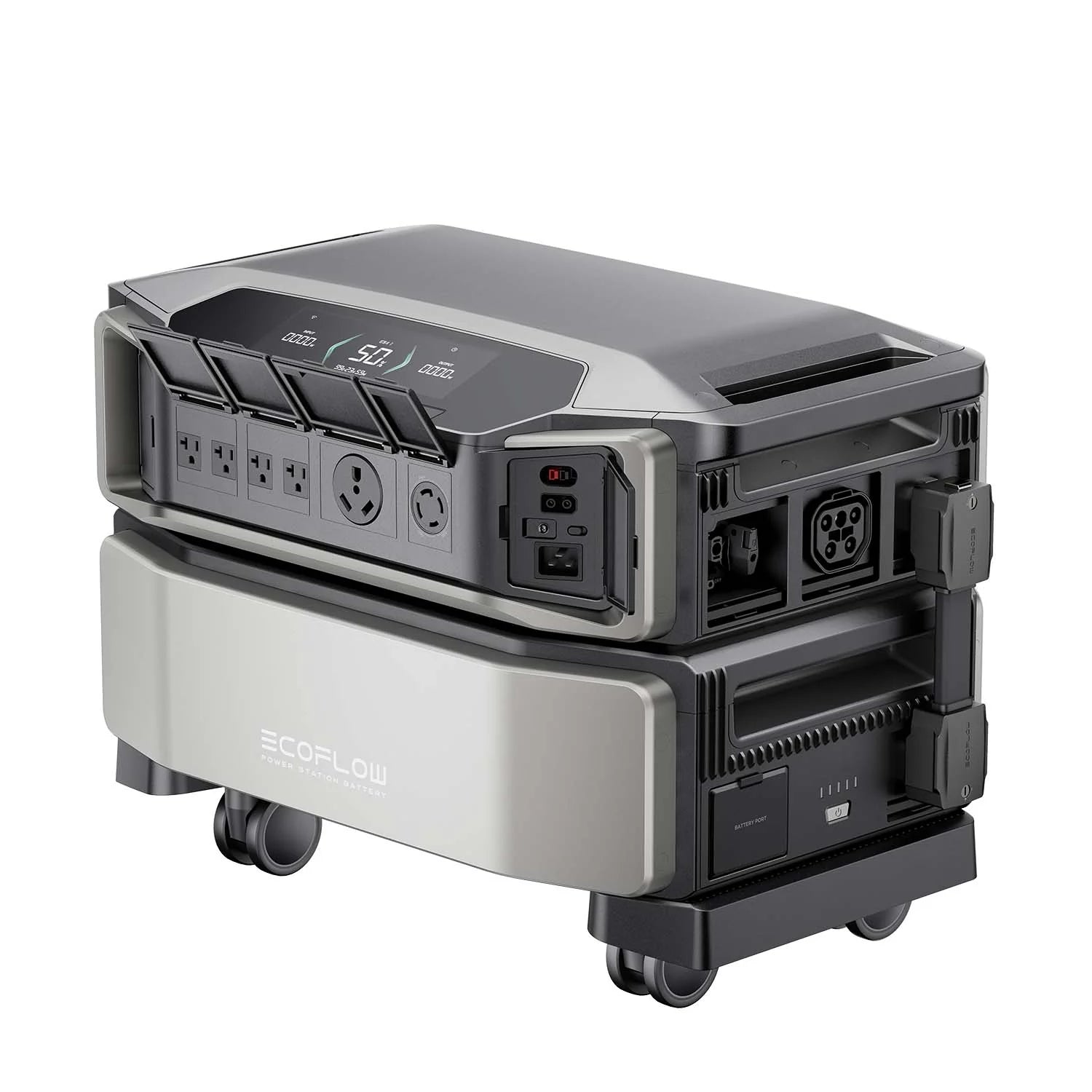 EcoFlow DELTA Pro Ultra Power Station with Inverter & Expandable Battery - Portable Solar Generator for Home Backup, RV Camping, and Off-Grid Living