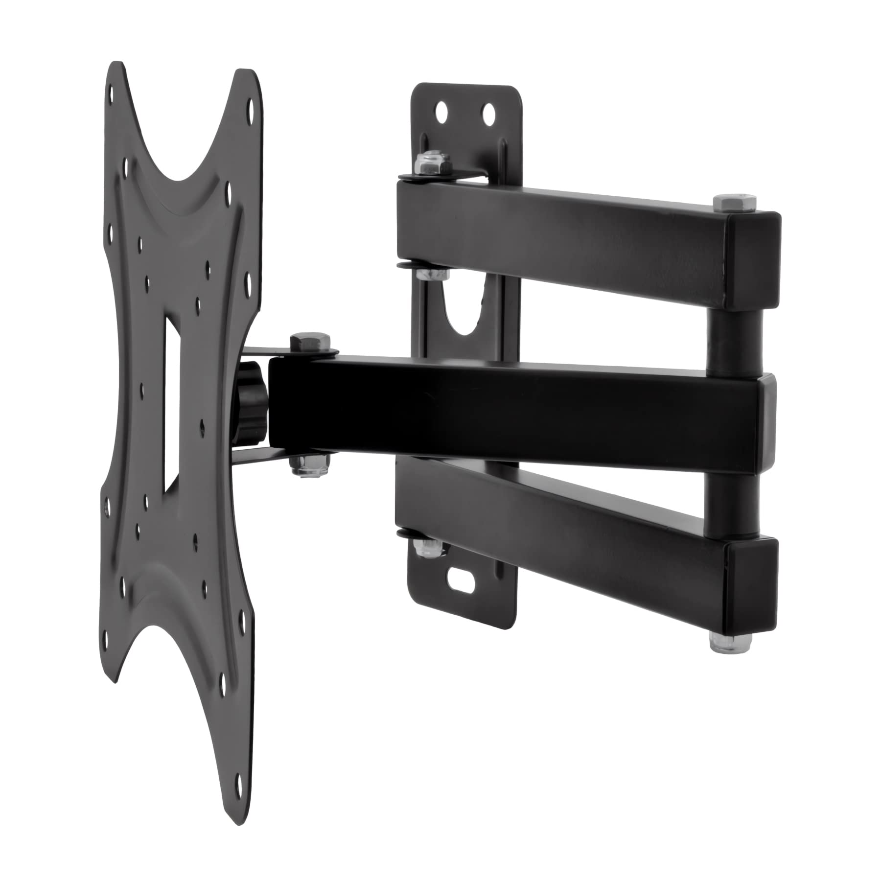 Retractable TV Wall Mount Bracket for 10-42 Inch LCD LED TVs - Tilt & Swing Arm Adjustable for Optimal Viewing - Perfect for Living Rooms, Bedrooms & Home Theaters