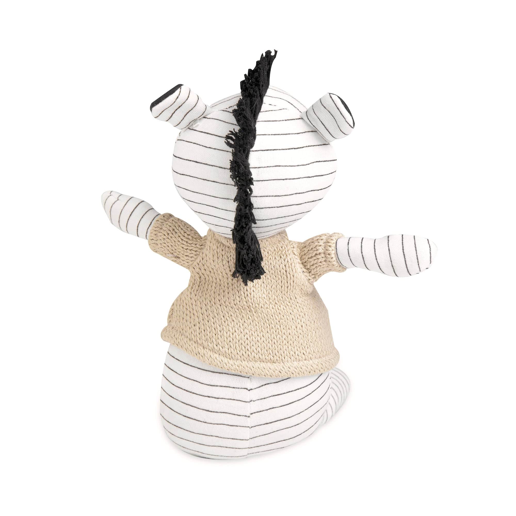 Cute Zulu Zebra Plush Stuffed Animal Toy for Babies & Toddlers - Soft Cuddly Nursery Decor, Baby Shower Gift, and Comfort Toy for Kids
