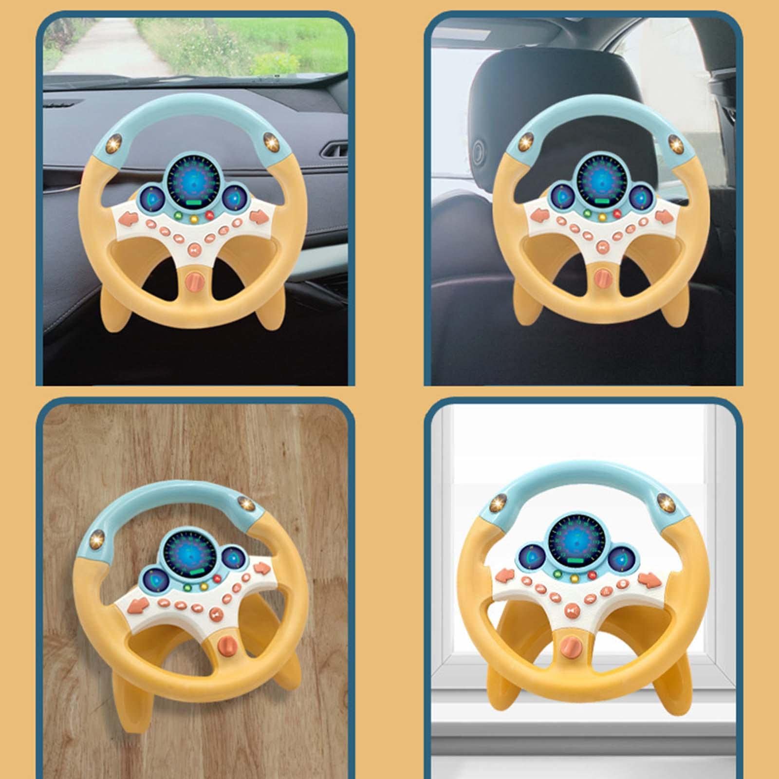 Interactive Electric Simulation Steering Wheel Toy for Babies - Fun Learning & Music Play - Perfect for Car Playtime & Early Childhood Development