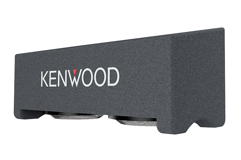 Kenwood P W3021D Dual 12-Inch Preloaded Subwoofer Enclosure - High-Performance Car Audio System for Enhanced Bass & Sound Quality | Perfect for Trucks, SUVs & Custom Car Audio Setups