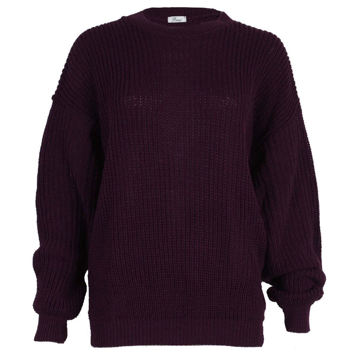 My1stwish Women's Oversized Knitted Chunky Sweater Top - Cozy Casual Pullover for Fall & Winter, Perfect for Layering, Lounging, and Cold Weather Outfits