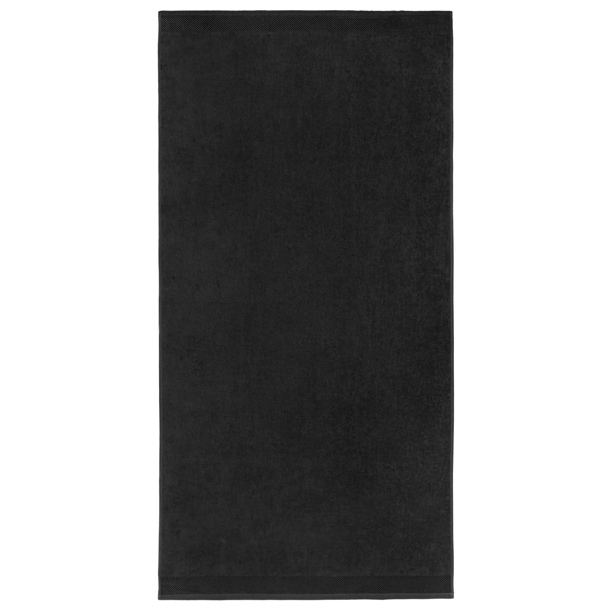 Kaufman Terry 100% Cotton Bath Sheets - Super Absorbent 30''x60'' Beach Towel & Pool Towel (Black, 2-Pack) - Perfect for Spa, Gym, Swimming and Vacation Use