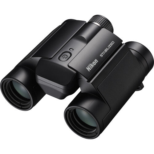 Nikon 12x25 S Stabilized Binoculars - High Power Compact Binoculars with Image Stabilization for Bird Watching, Hunting & Travel | Lightweight & Waterproof Design