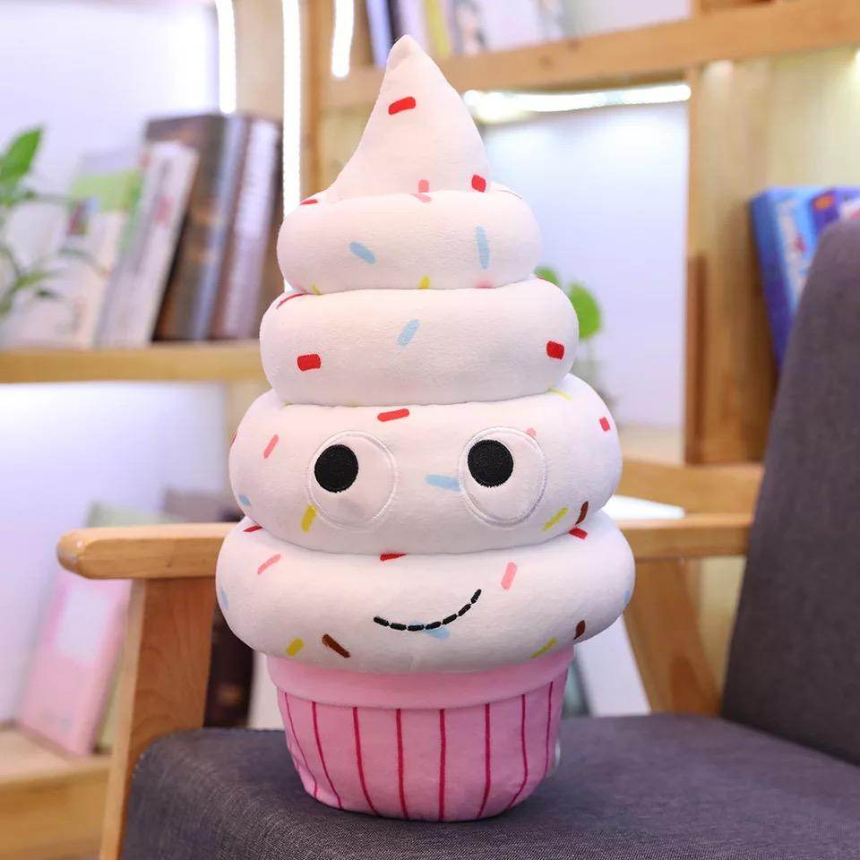 Cute Stuffed Foodie Friends Plush Toys - Adorable Kawaii Animal Plushies with Food Theme | Perfect for Kids Gifts, Room Decor & Cuddling