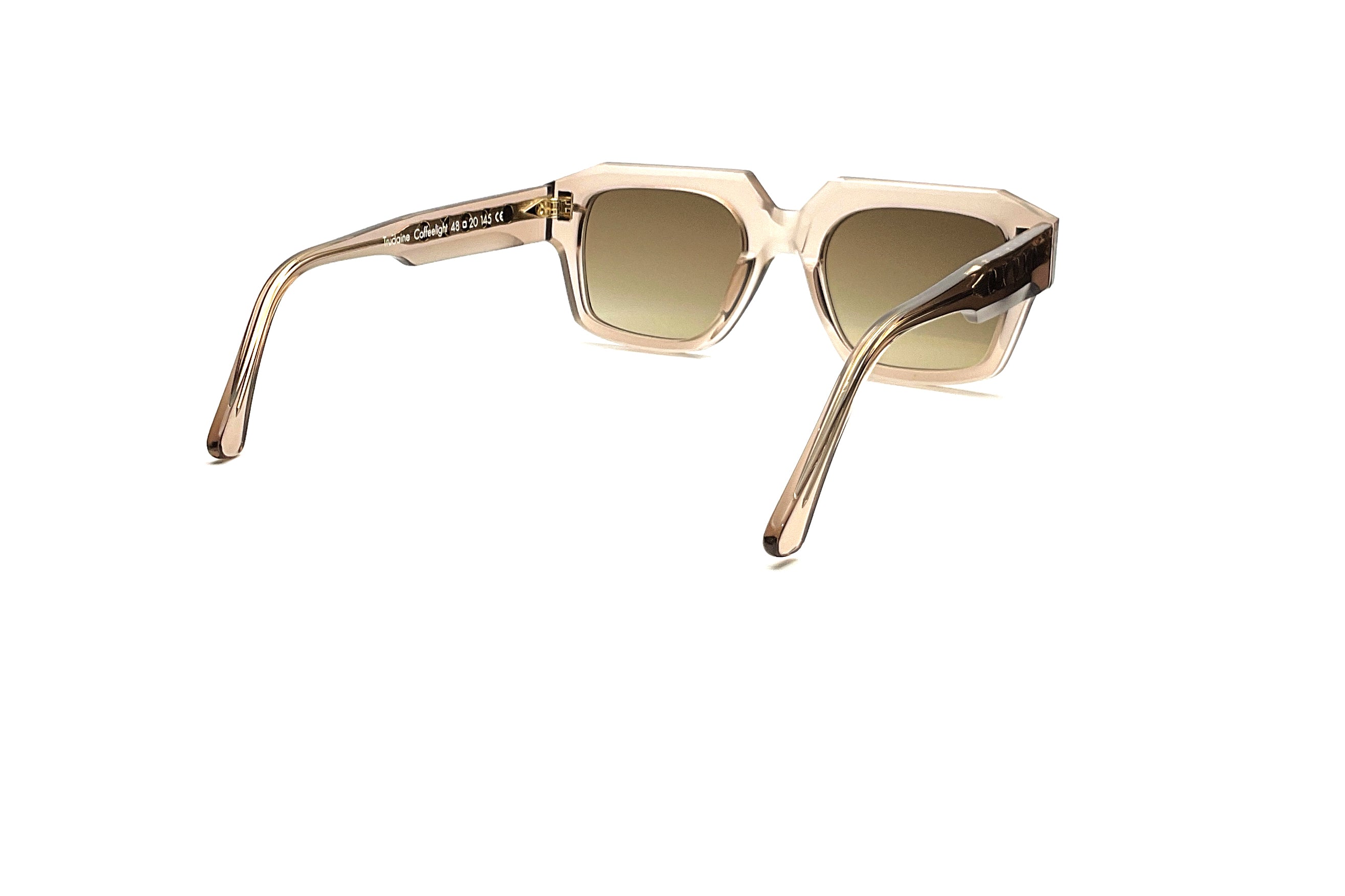 Ahlem Trudaine Sunglasses - Coffee Light Smoke Gradient Lenses for UV Protection & Fashion | Perfect for Outdoor Activities, Beach, and Driving