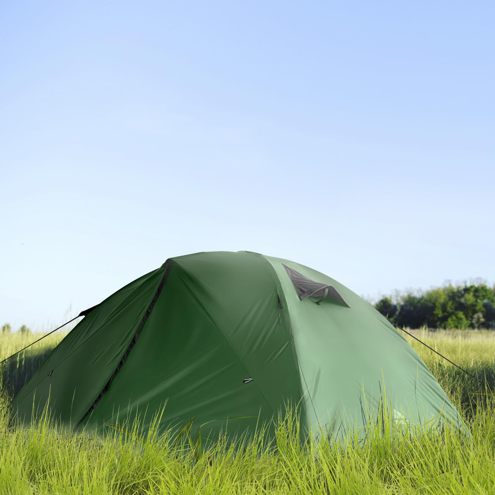 Forceatt 2/3/4 Person Lightweight Backpacking Tent - Waterproof & Windproof Camping Tent for Outdoor Adventures, Hiking, Mountaineering - Perfect for Family Camping Trips and Backpacking Getaways